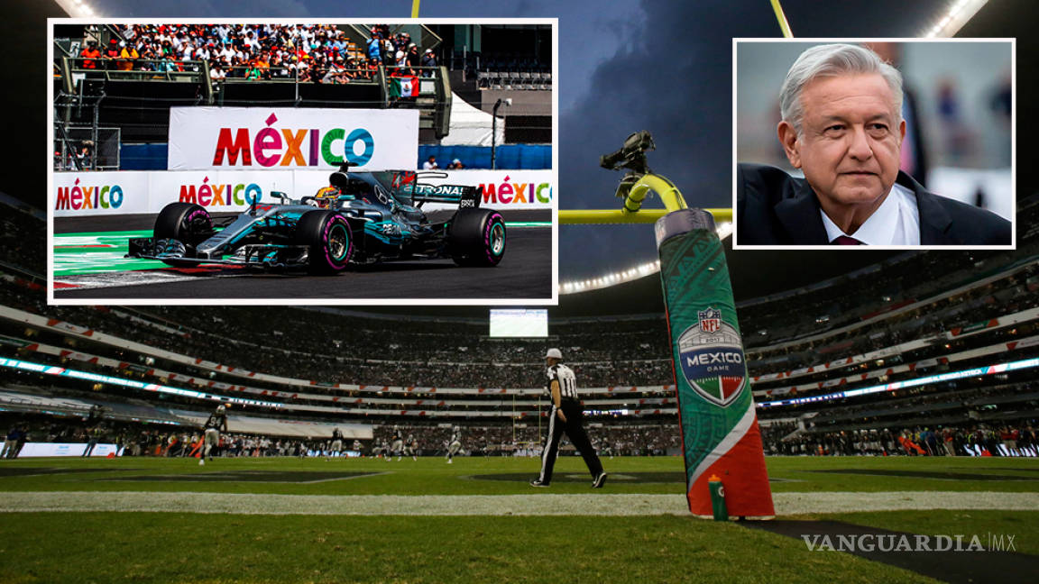 ¿AMLO le dice adiós a la F1 y NFL en México?, el dinero sería destinado al Tren Maya