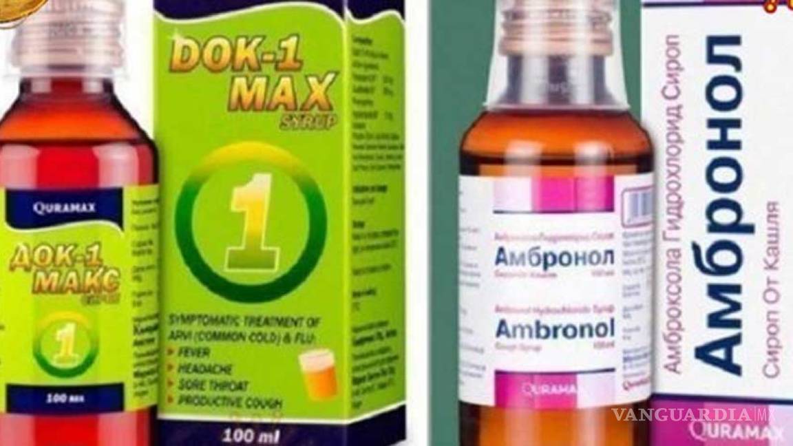 $!Ambronol y DOK-1 Max, fabricados en India por Marion Biotech, también contendrían cantidades “inaceptables” de dietilenglicol y etilenglicol