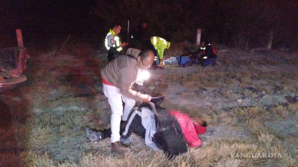 $!El accidente ocurrió cerca del puente del ejido El Mesteño, en una zona de alto tránsito.