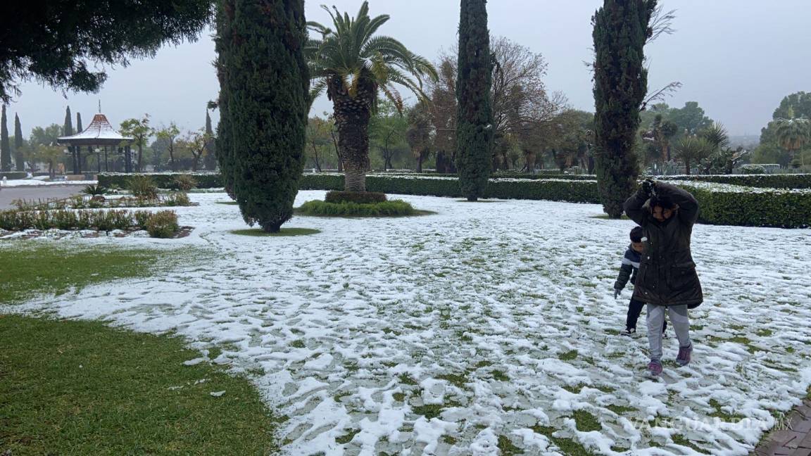 Nevada sorprende a Monclova en vísperas de la primavera