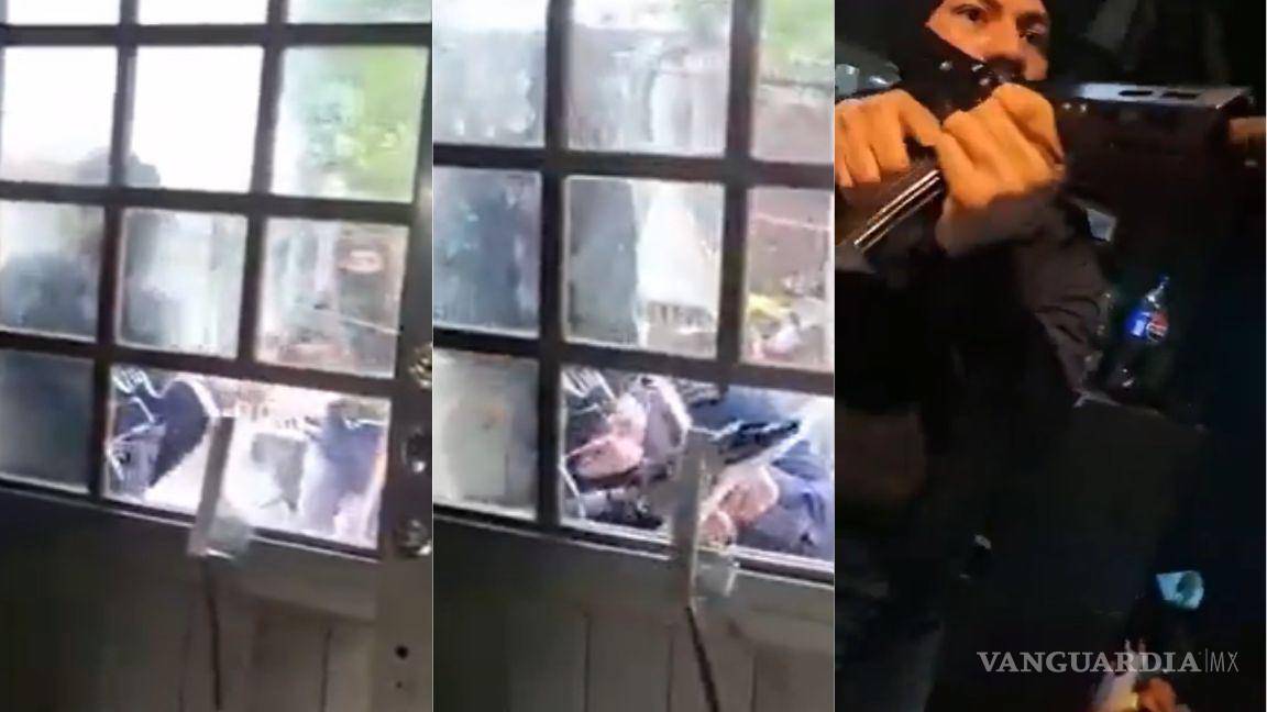 $!Así fue el momento en el que hombres armados ingresaron al domicilio de la periodista Roxana Guzmán (VIDEO)