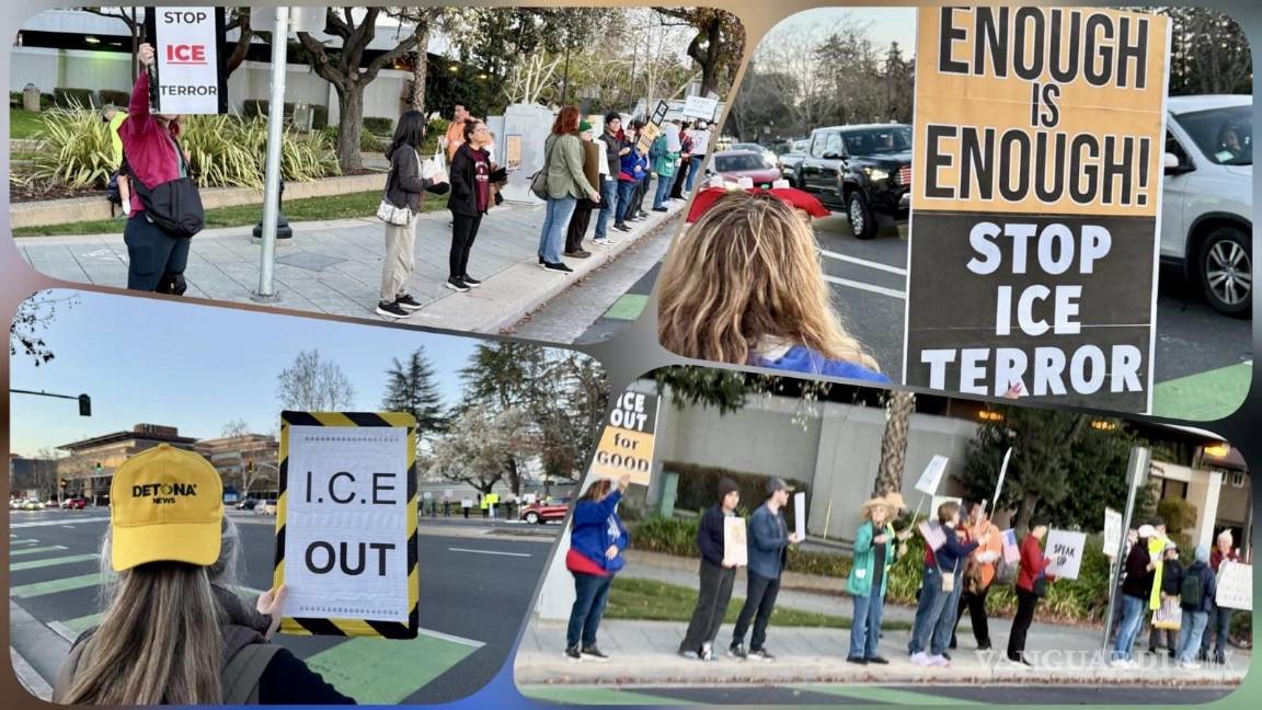 $!Protestas contra la los agentes del Servicio de Control de Inmigración y Aduanas de los Estados Unidos.