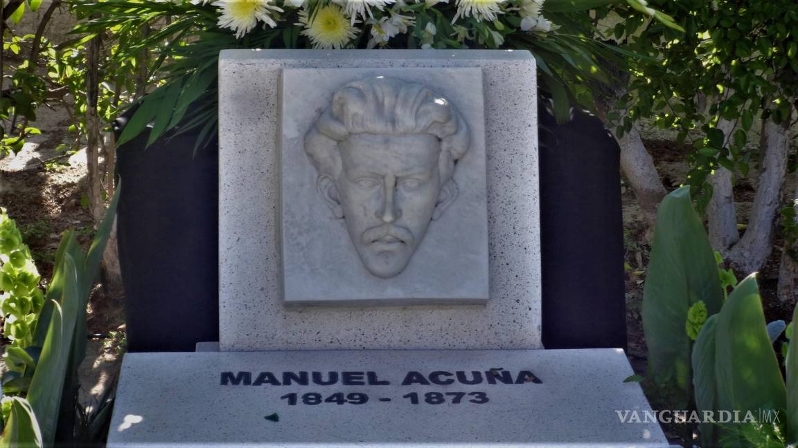$!La tumba de Manuel Acuña (Panteón de Dolores, Ciudad de México, México).