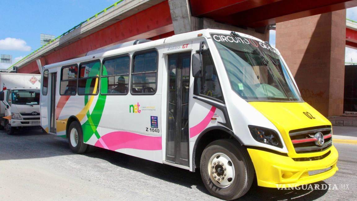 Con la tarjeta NET, así quedan las tarifas de transporte público en Saltillo