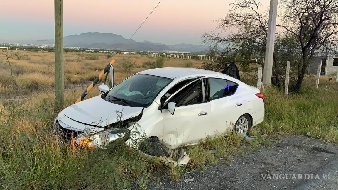 Cansancio lo vence y se duerme al volante en avenida de Saltillo