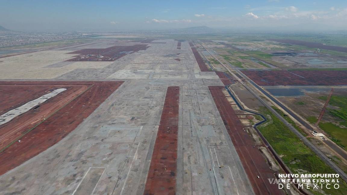 $!Nuevo Aeropuerto Internacional de México, NAIM, 31.5% en construcción