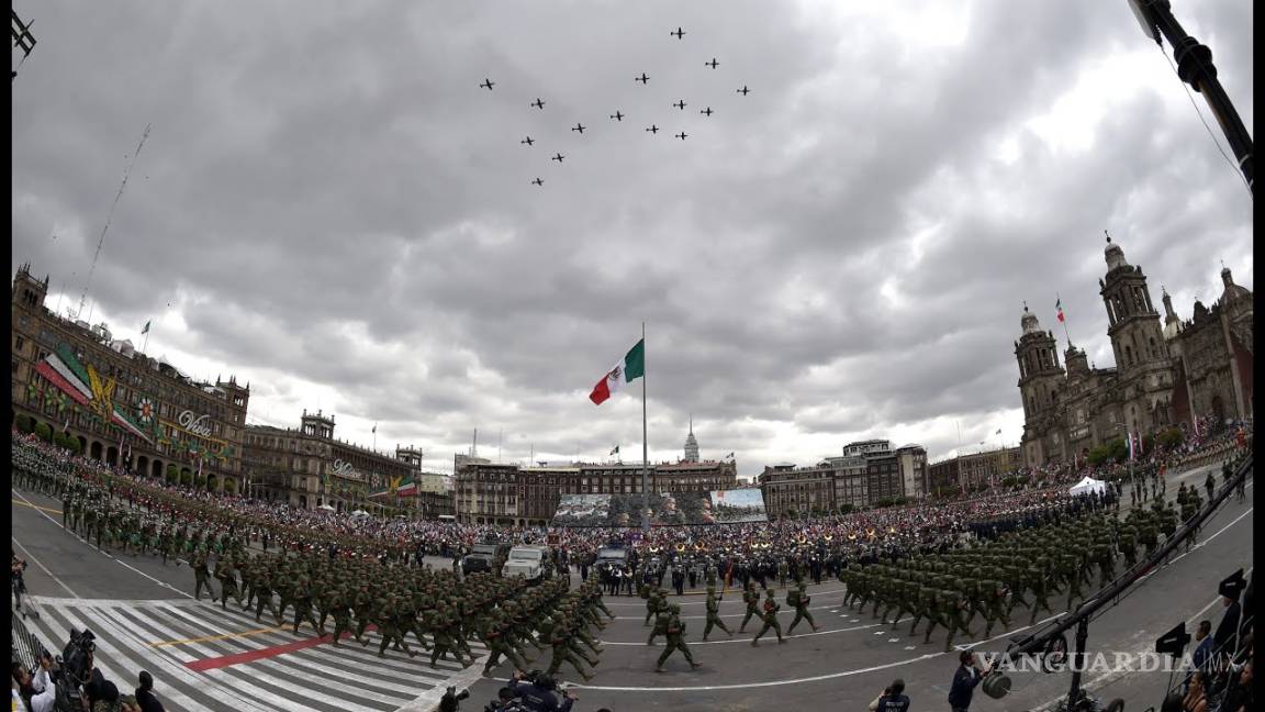 Así fue el desfile militar por el 209 Aniversario de la Independencia de México (Video)