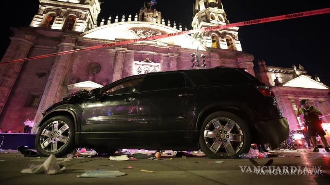 Jalisco: Imputan delitos a sujeto responsable de atropello masivo en la Catedral de Guadalajara