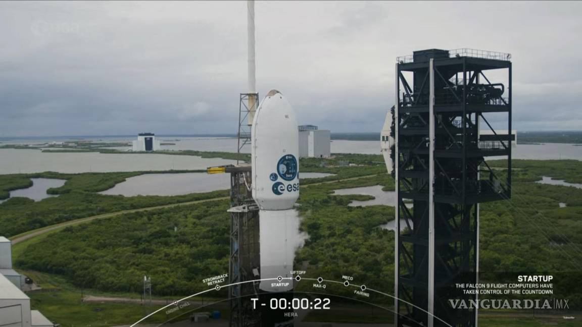 Hera, la primera misión de defensa planetaria europea despega desde Cabo Cañaveral en un cohete Falcon 9 de SpaceX