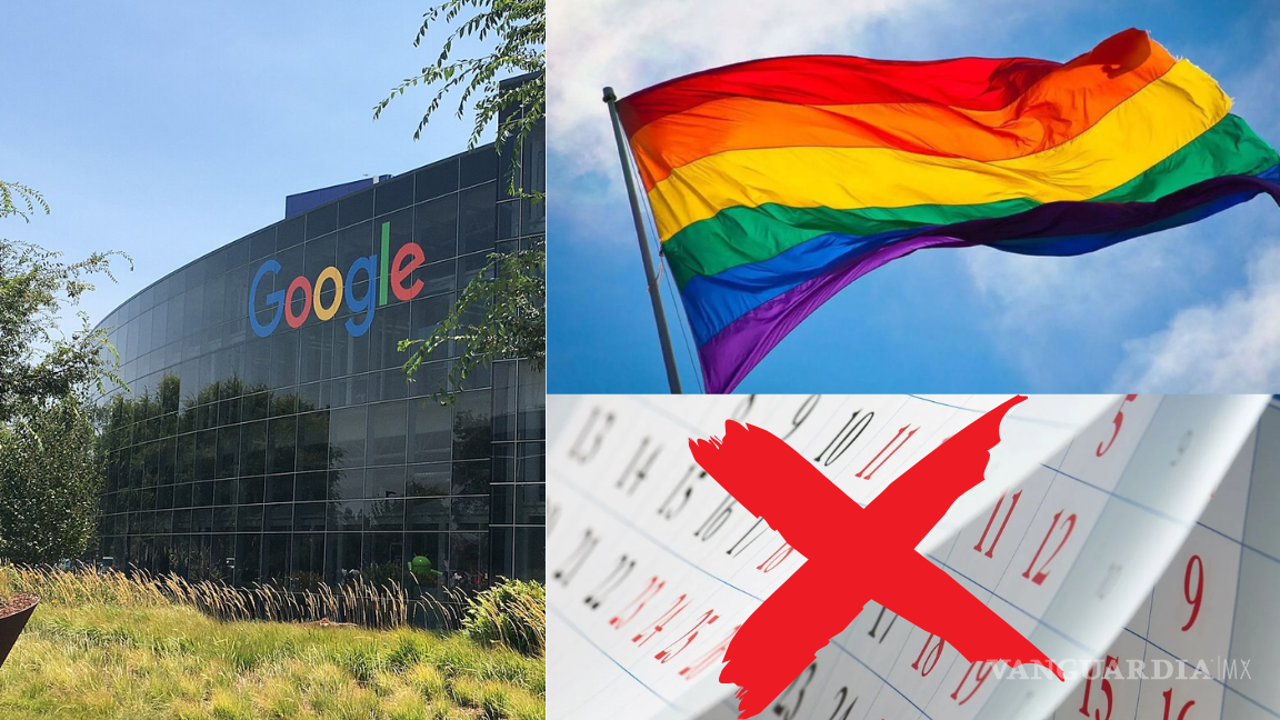 Google remueve el Mes del Orgullo de su calendario; desplazan sistemas de inclusión y diversidad