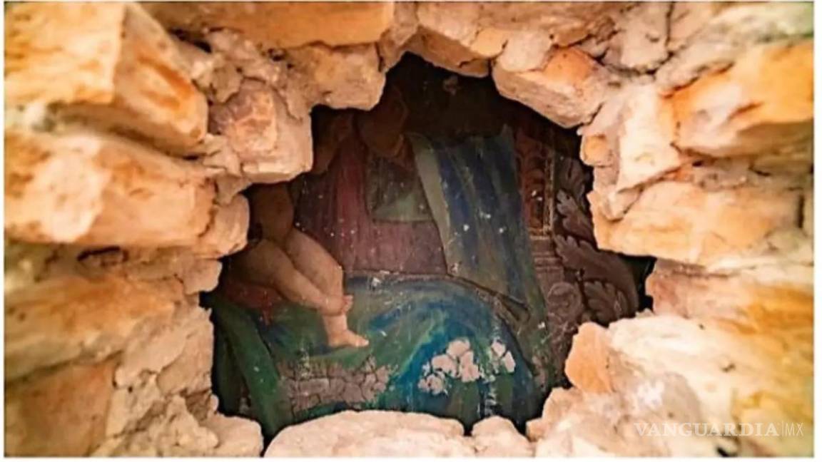 Aparece Virgen María en catedral italiana: Estaba oculta en un mural de la cripta