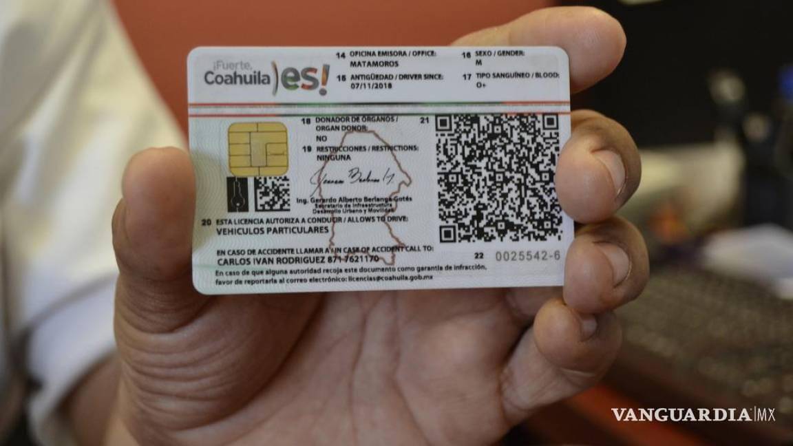 En 10 meses, Coahuila entrega licencias de conducir a 1 de cada 10 adultos