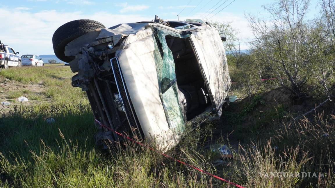 Fallece en accidente en carretera Saltillo-Monclova; ocupantes huyen y dejan a otro conductor herido