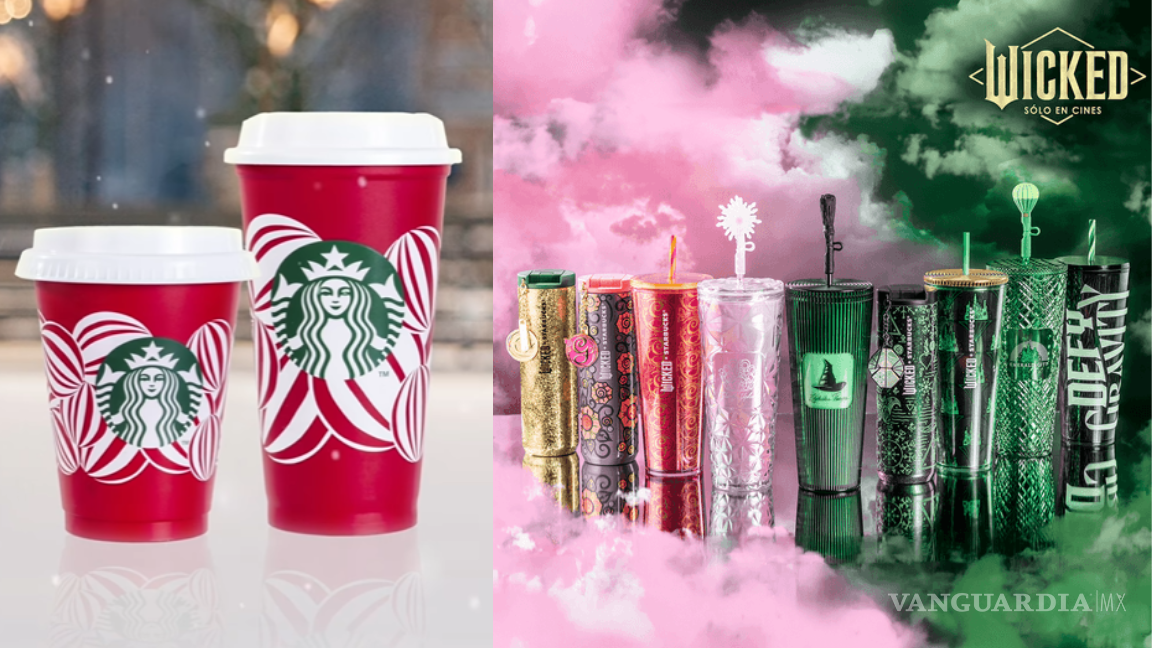 Starbucks México adelanta la Navidad y lanza promociones imperdibles: vaso navideño Gratis y colección Wicked de edición limitada