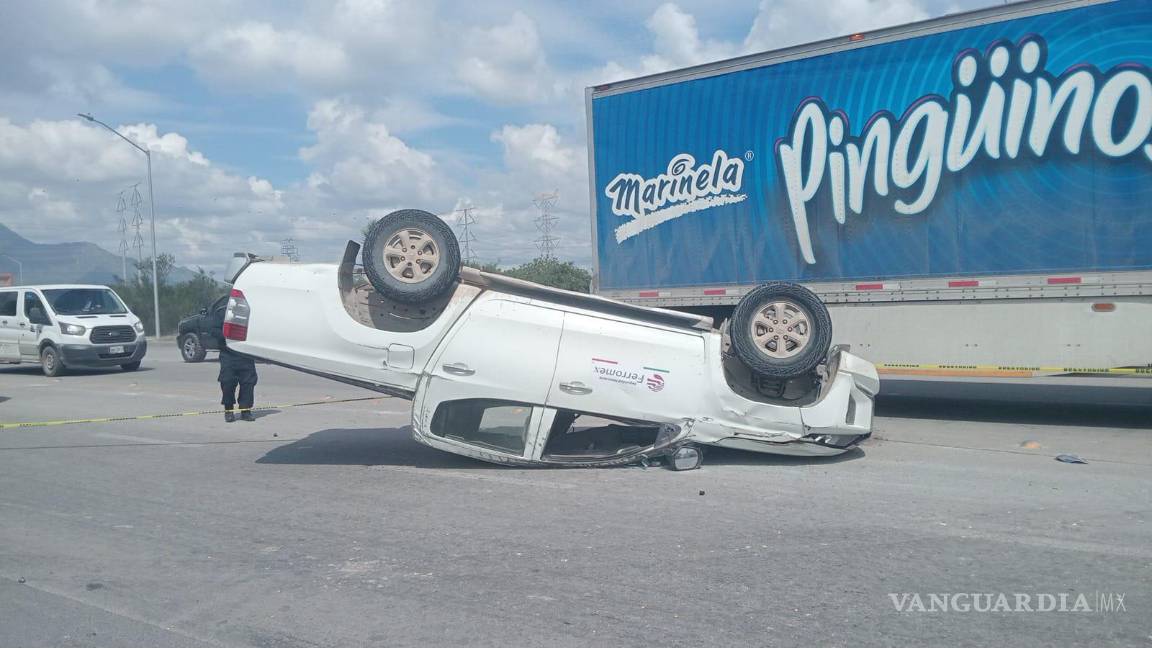 Accidente en carretera a Monclova deja un fallecido y siete lesionados, en Nuevo León