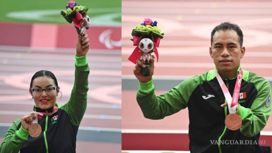 AMLO felicita a Diego López y Rebeca Valenzuela, medallistas paralímpicos de Tokio 2020
