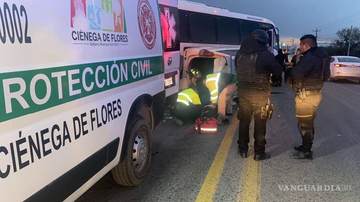 Colisión múltiple en Nuevo León deja un saldo de 9 lesionados