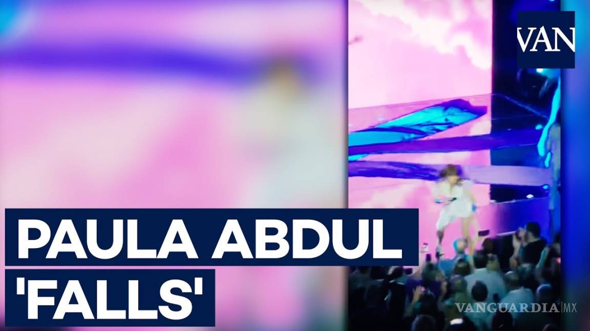 Paula Abdul da el 'Juangabrielazo' y se cae del escenario
