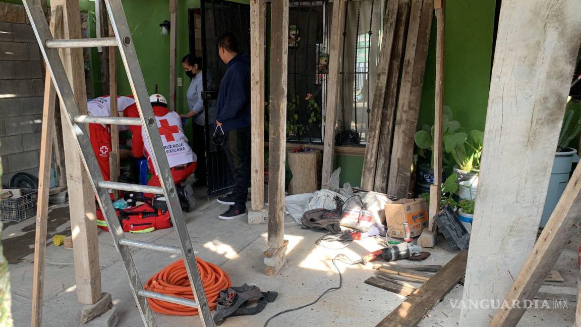 Se lesiona trabajador en obra en construcción en la colonia Mirasierra de Saltillo