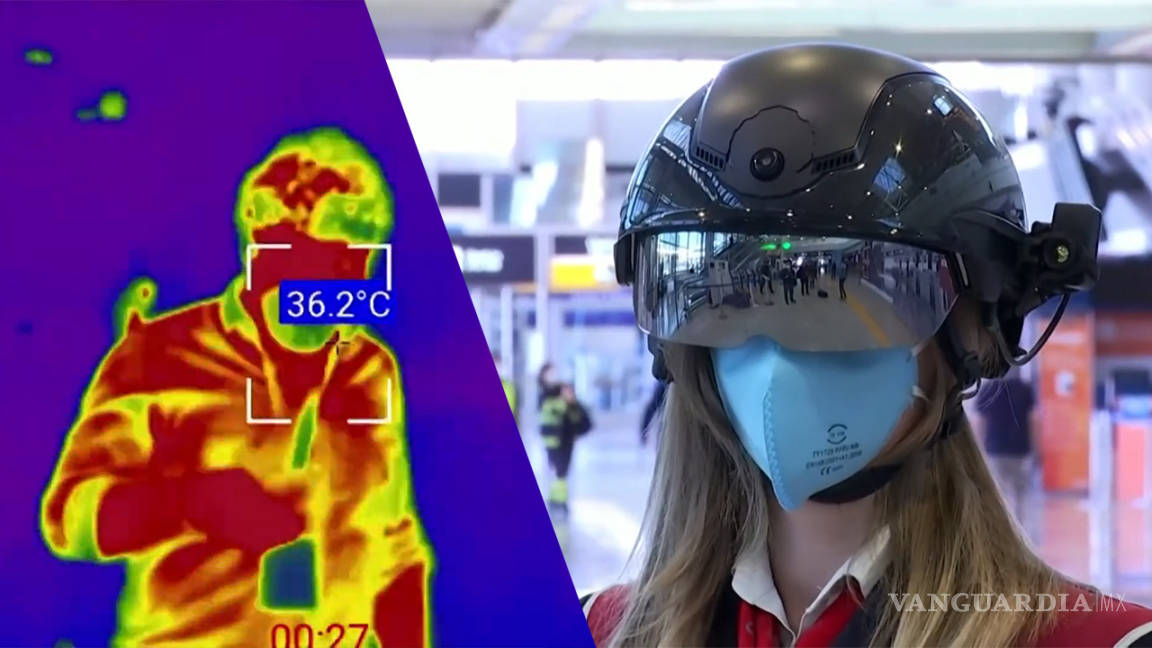 Aeropuerto de Roma usa cascos inteligentes para detectar coronavirus