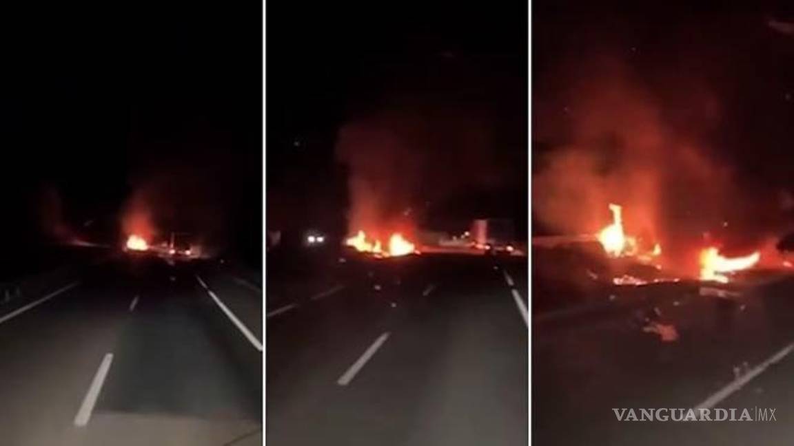 $!El vehículo se incendió en minutos luego del encontronazo.