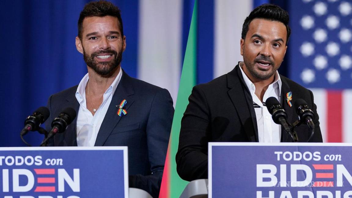 Eva Longoria, Ricky Martin y Luis Fonsi, los latinos unidos por Joe Biden
