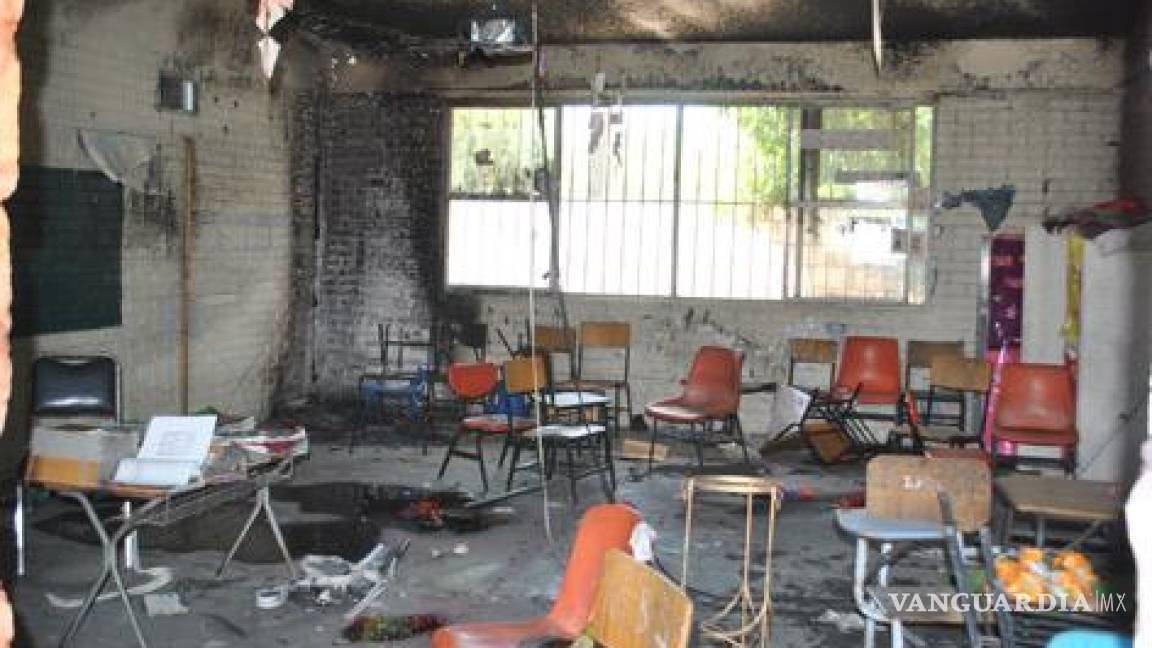 $!Aulas vandalizadas en escuelas de Coahuila.