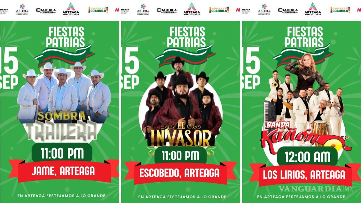 $!Vecinos de Escobedo, Jame y Los Lirios disfrutan de los conciertos de grupos estelares como Banda Kañón y Sonora Dinamita durante las Fiestas Patrias.