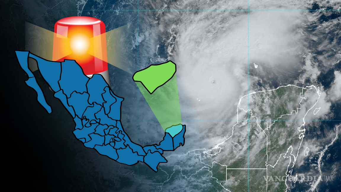 Yucatán declara Alerta Roja por huracán Milton categoría 5; suspenden actividades