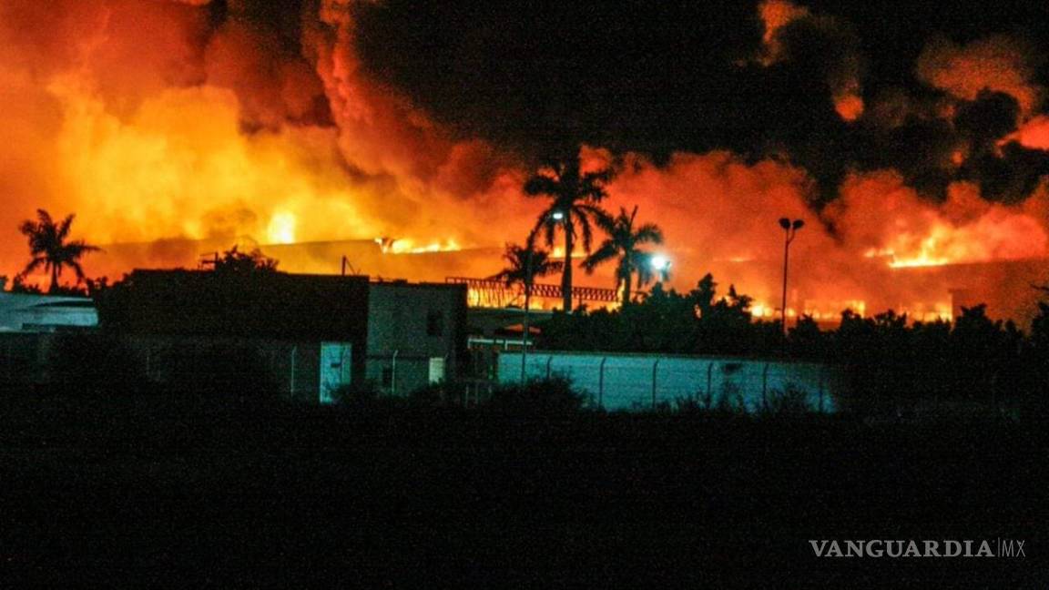 Incendio consume fábrica de Gamesa en Sonora