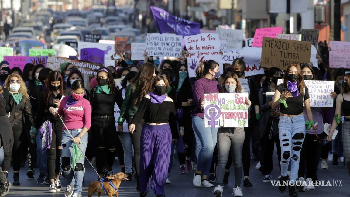 $!Las marchas de protesta contra la violencia de género buscan lograr un entorno más seguro y justo para todas las mujeres de Coahuila.