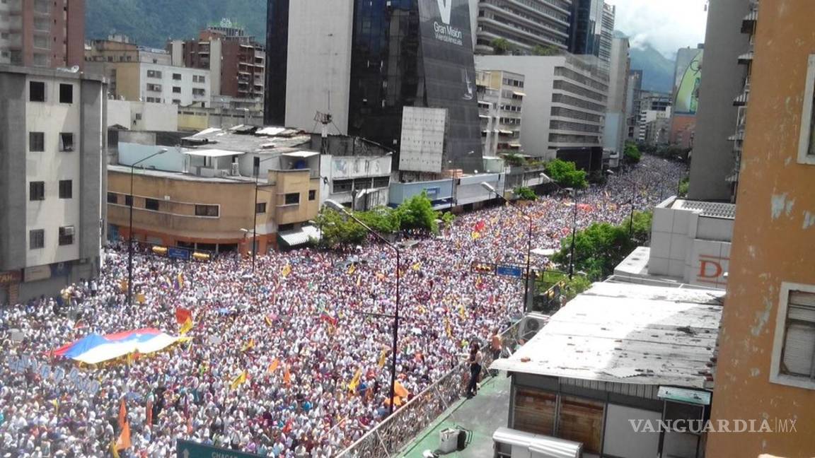 $!Fotos de la impresionante marcha en Caracas contra Maduro