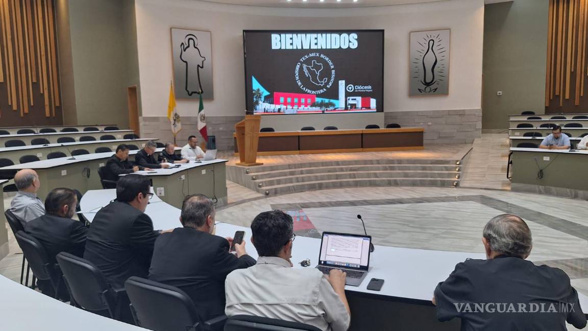 $!La conferencia de prensa en Piedras Negras reunió a obispos de ambos lados de la frontera para generar alternativas de apoyo a la comunidad migrante.