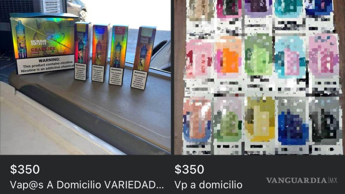 $!Venta de vapeadores a domicilio a través de Facebook Marketplace.