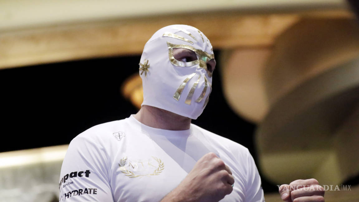 $!Entrena Tyson Fury con máscara de “El Místico” para su pelea contra el sueco Otto Wallin