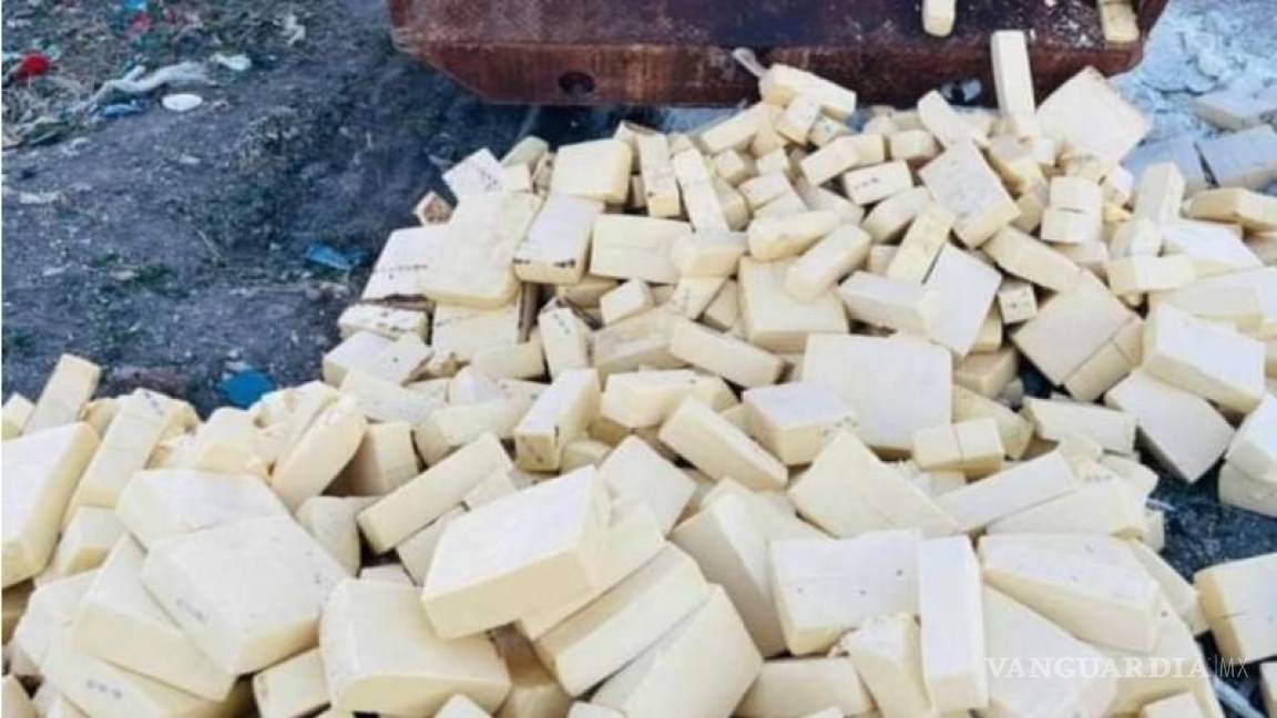 Destruyen 10.6 toneladas de queso menonita contaminado en Chihuahua