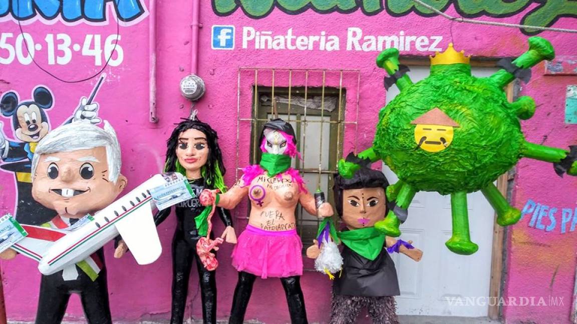 'Solo se fomenta la violencia hacia las piñatas': Aclara piñatería tras polémica por pieza 'feminista'