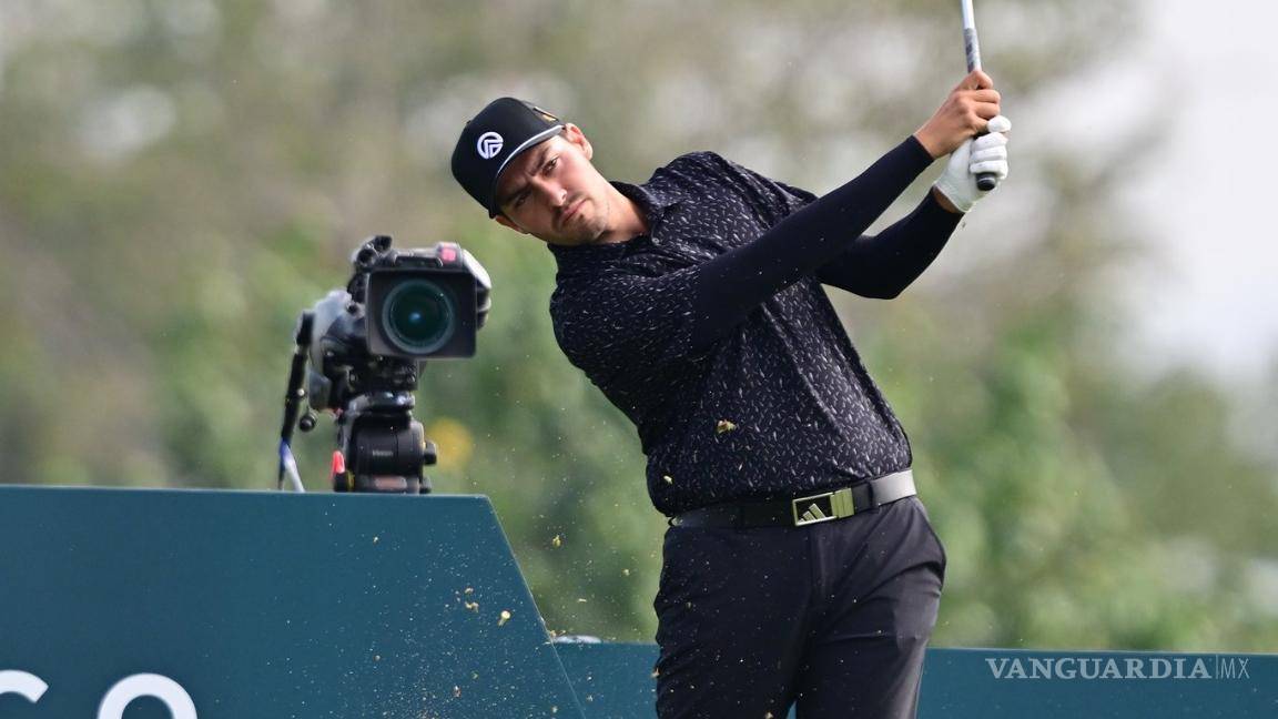 Santiago de la Fuente, único golfista azteca ‘con vida’ en el Mexico Open at Vidanta