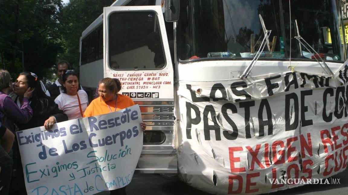 Informa Fiscal de Coahuila que recolección de restos en Pasta de Conchos está en proceso