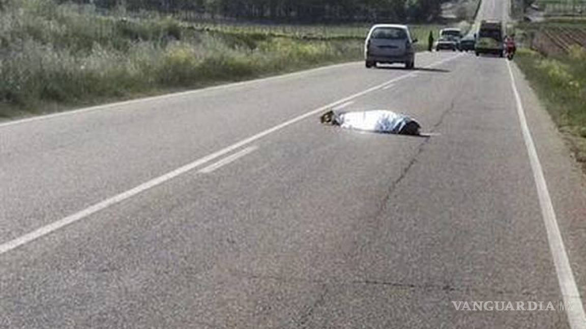 Veracruzano muere arrollado en la carretera a Durango