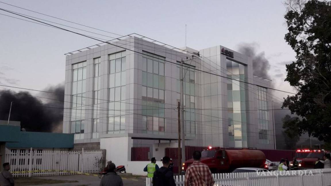 Se incendia Junta Local del INE en Hermosillo