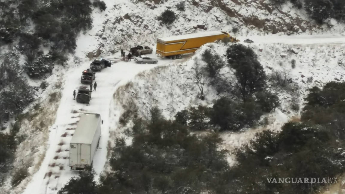Reabren circulación en carreteras de Sonora luego de nevada