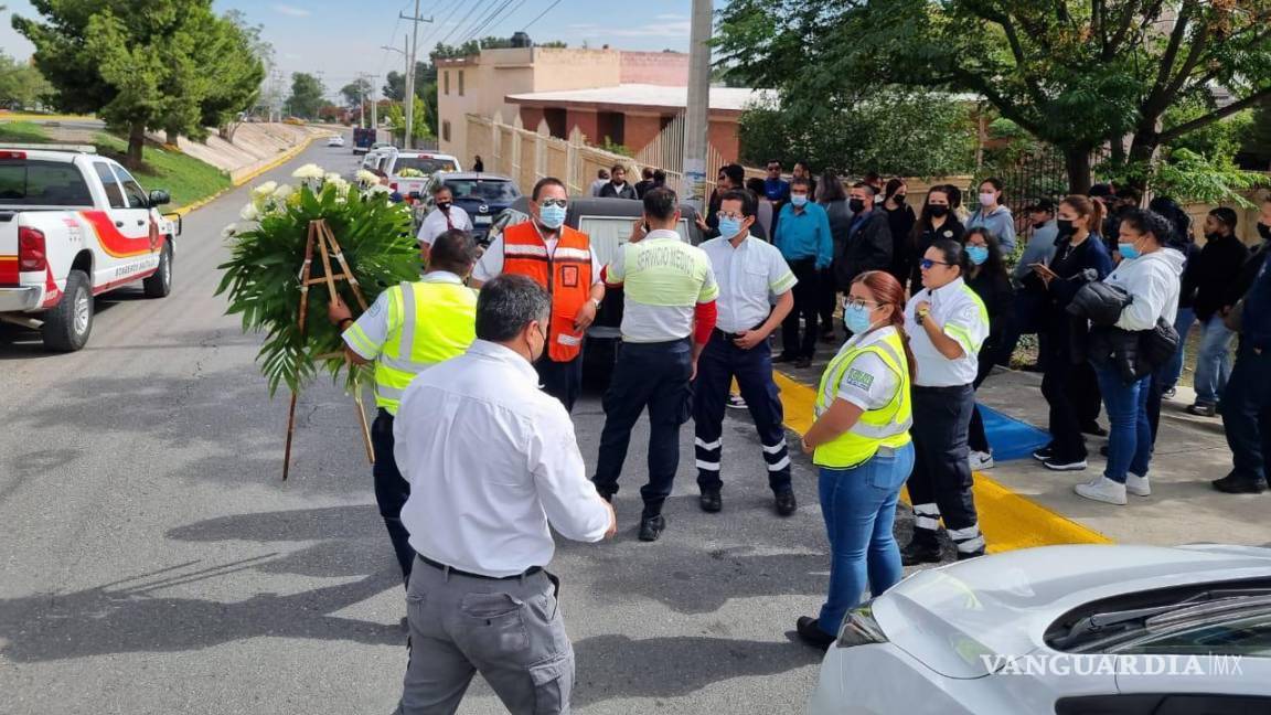 $!Compañeros despidieron al elemento de Capufe.