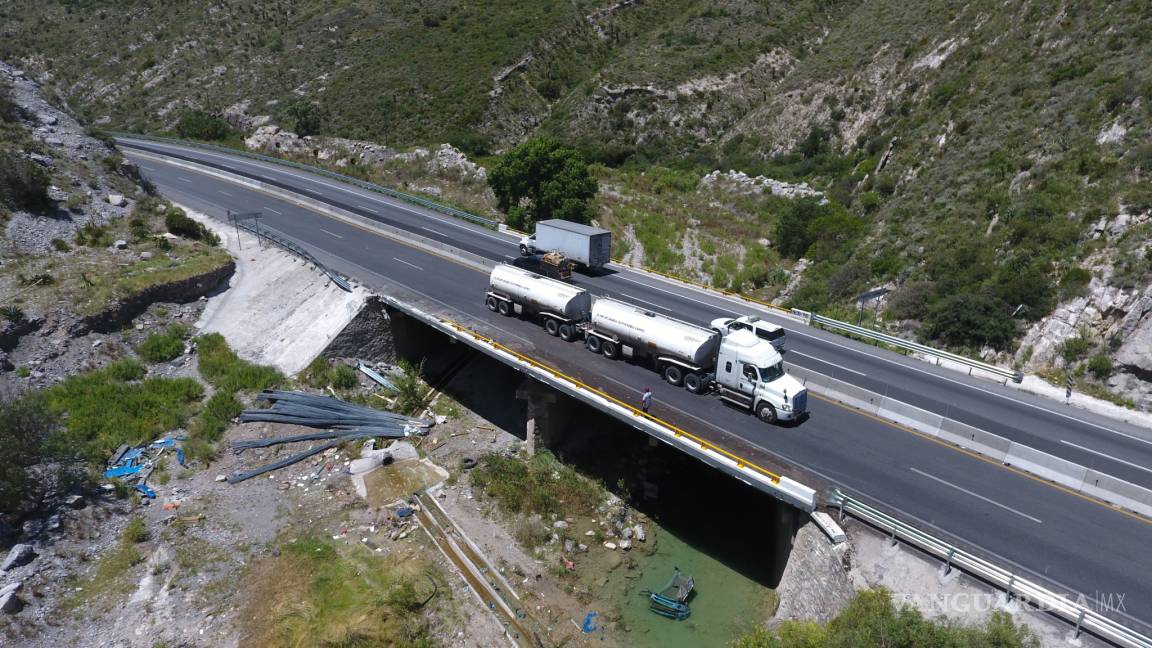Pide Canacar abrir vías a la carga pesada en dos tramos carreteros que convergen con Saltillo
