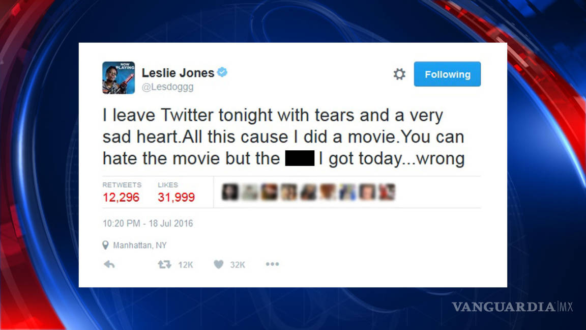 Twitter anuncia nuevos filtros tras acoso de Leslie Jones