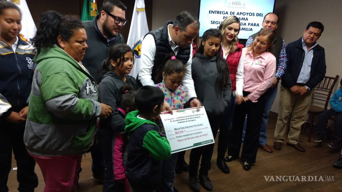 Beneficiadas en Coahuila más de 130 mil por el programa &quot;Jefas de Familia&quot;