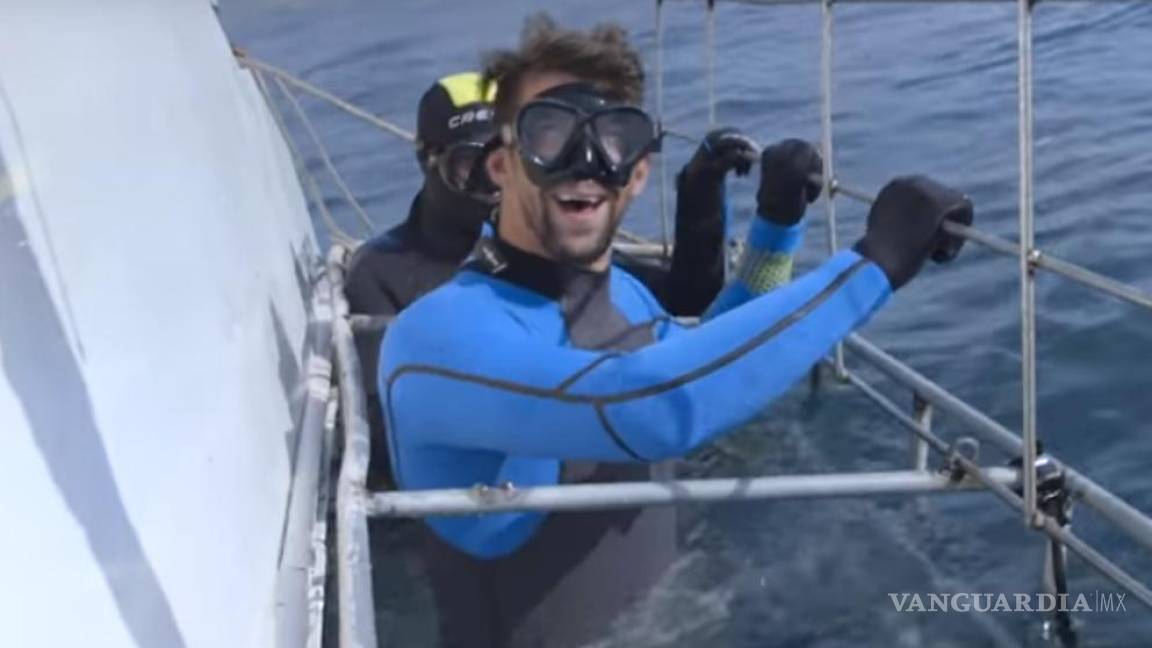 Michael Phelps pierde su duelo contra el tiburón blanco