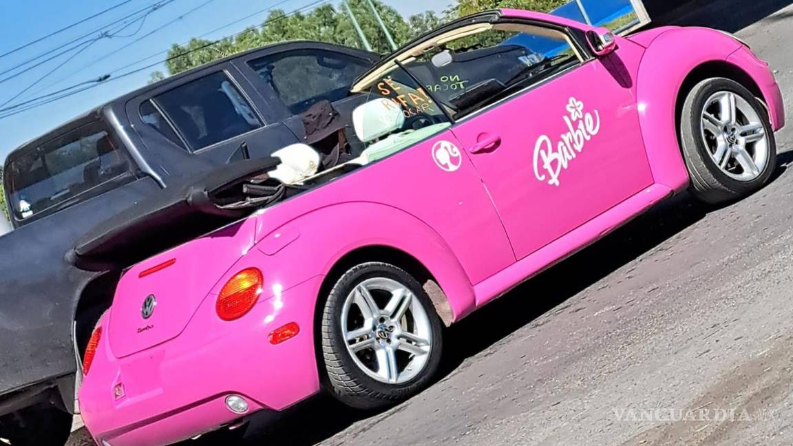 ¿Lo has visto? Captan en las calles de Saltillo al ‘Barbie Beetle’