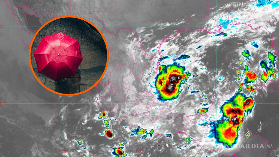 Prepárese... Zonas de Baja Presión y Vaguada Monzónica desatarán lluvias torrenciales en gran parte del país