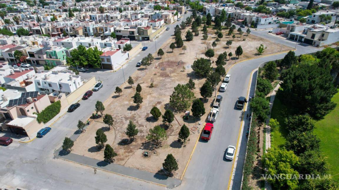 Anuncia alcalde de Ramos Arizpe nueva inversión en espacio público de Manantiales del Bosque